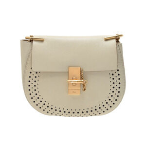 Chloe Drew calfskin white